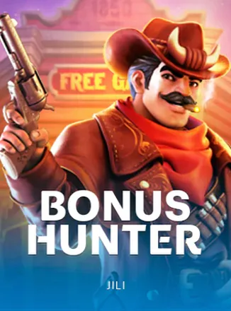 ภาพตัวอย่างเกมสล็อต Bonus Hunter จาก JILI ธีมนักล่าสมบัติกลางป่า