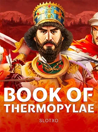 ภาพปกเกมสล็อต Book of Thermopylae จาก Joker ธีมนักรบสปาร์ตาโบราณ