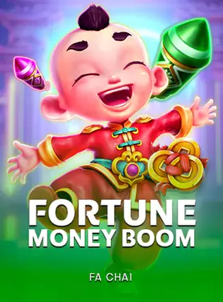 ภาพปกเกมสล็อต Fortune Money Boom จาก FaChai ธีมถุงเงินทองคำ
